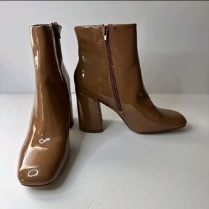 New Madden Tan Ankle Boots Sz 10